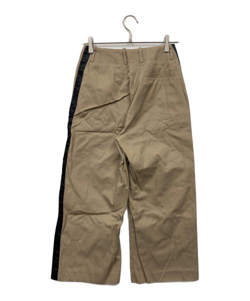 MM6 Maison Margiela（エムエムシックスメゾンマルジェラ）MM6 Maison Margiela (エムエムシックスメゾンマルジェラ) サイドラインチノパンツ ベージュ サイズ:36の古着・服飾アイテム
