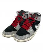 NIKEナイキ）の古着「Air Jordan 1 Mid "Elephant Toe/Safari"」｜グレー×レッド