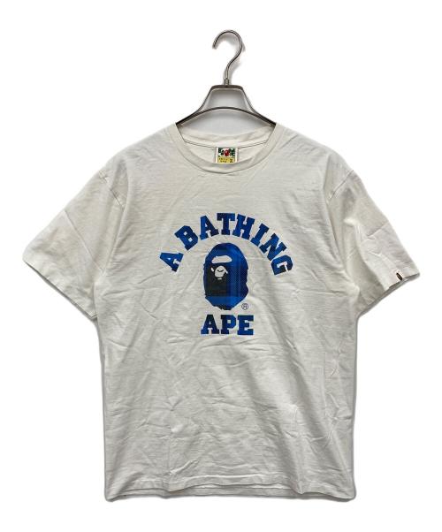 A BATHING APE（アベイシングエイプ）A BATHING APE (アベイシングエイプ) Tシャツ ホワイト サイズ:XLの古着・服飾アイテム