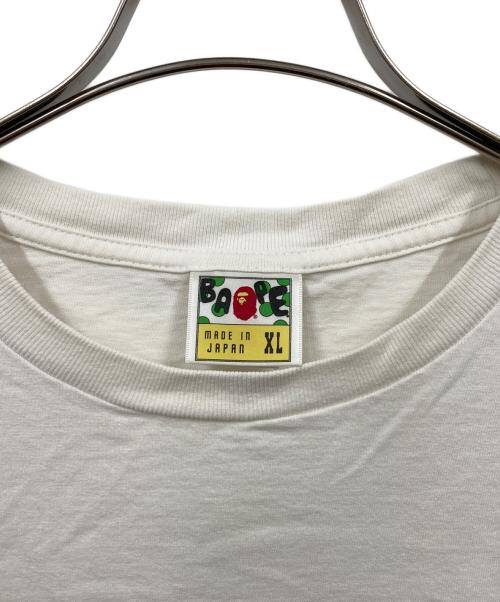 A BATHING APE（アベイシングエイプ）A BATHING APE (アベイシングエイプ) Tシャツ ホワイト サイズ:XLの古着・服飾アイテム
