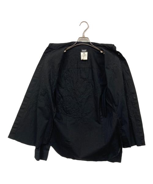 DOLCE & GABBANA（ドルチェ＆ガッバーナ）DOLCE & GABBANA (ドルチェ＆ガッバーナ) 刺繍シャツ ブラック サイズ:32/46の古着・服飾アイテム