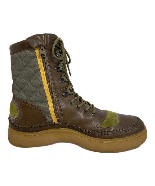 PUMA（プーマ）PUMA (プーマ) ALEXANDER McQUEEN (アレキサンダーマックイーン) joust boot ブラウン サイズ:29の古着・服飾アイテム