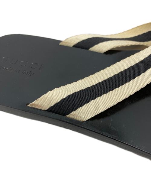 GUCCI（グッチ）GUCCI (グッチ) サンダル ブラック サイズ:9の古着・服飾アイテム