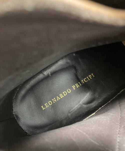 leonard principi（レオナルドプリンシピ）leonard principi (レオナルドプリンシピ) レザーシューズ ブラウン サイズ:44の古着・服飾アイテム