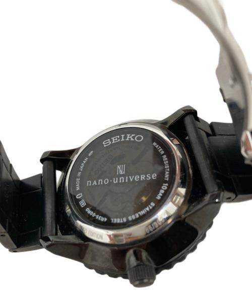 SEIKO（セイコー）SEIKO (セイコー) nano・universe (ナノ・ユニバース) リストウォッチ ブラックの古着・服飾アイテム