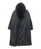 WIND COATウィンドコート）の古着「中綿コート」｜ブラック