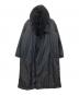 WIND COAT（ウィンドコート）の古着「中綿コート」｜ブラック