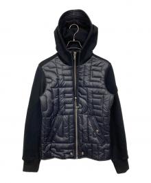 DIESEL（ディーゼル）の古着「中綿切替ジャケット」｜ブラック