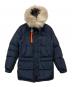 Parajumpers（パラジャンパーズ）の古着「ファーダウンジャケット」｜ネイビー