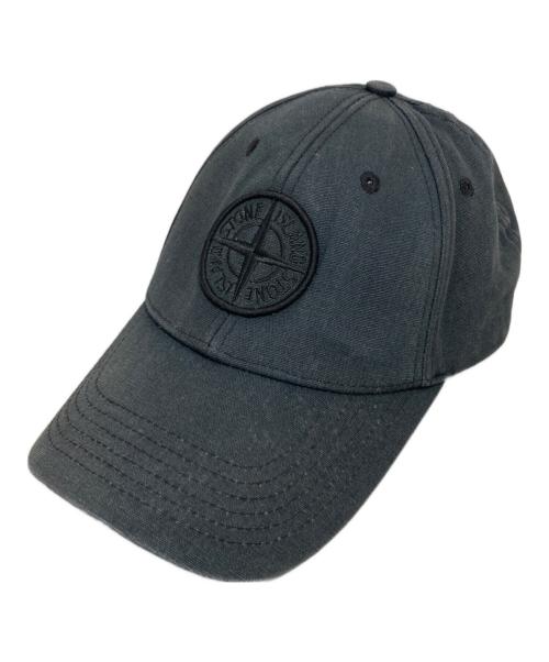 STONE ISLAND（ストーンアイランド）STONE ISLAND (ストーンアイランド) キャップ ネイビーの古着・服飾アイテム