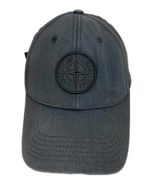 STONE ISLAND（ストーンアイランド）STONE ISLAND (ストーンアイランド) キャップ ネイビーの古着・服飾アイテム