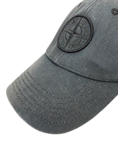 STONE ISLAND（ストーンアイランド）STONE ISLAND (ストーンアイランド) キャップ ネイビーの古着・服飾アイテム