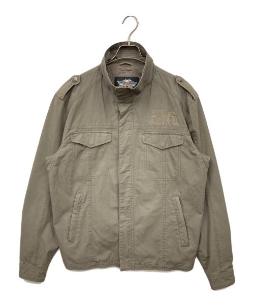 HARLEY-DAVIDSON（ハーレーダビッドソン）HARLEY-DAVIDSON (ハーレーダビッドソン) ジャケット カーキ サイズ:Lの古着・服飾アイテム