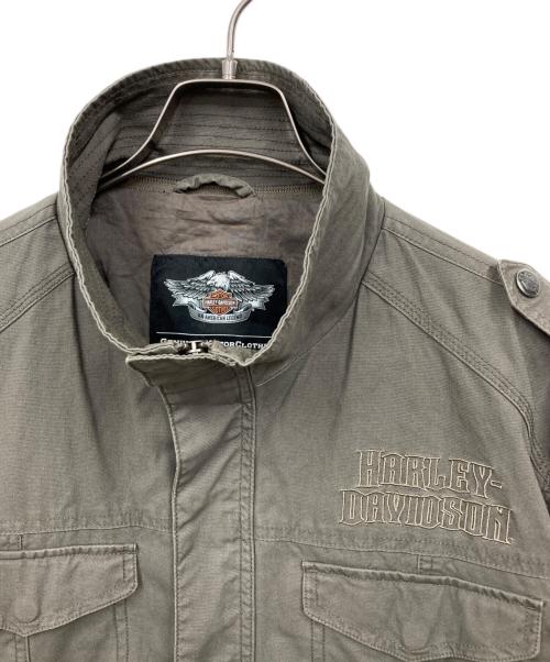 HARLEY-DAVIDSON（ハーレーダビッドソン）HARLEY-DAVIDSON (ハーレーダビッドソン) ジャケット カーキ サイズ:Lの古着・服飾アイテム