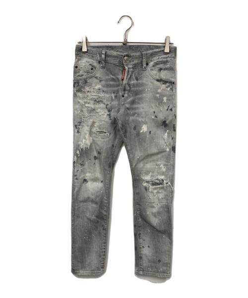 DSQUARED2（ディースクエアード）DSQUARED2 (ディースクエアード) デニムパンツ グレー サイズ:42の古着・服飾アイテム