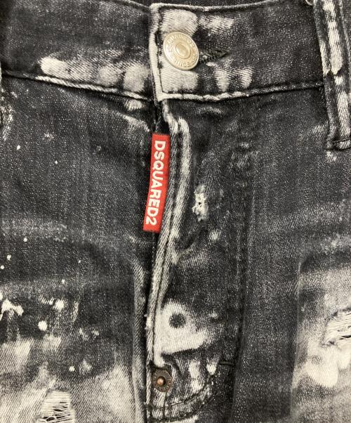 DSQUARED2（ディースクエアード）DSQUARED2 (ディースクエアード) デニムパンツ ブラック サイズ:42の古着・服飾アイテム