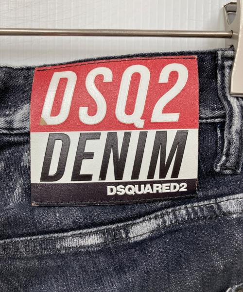 DSQUARED2（ディースクエアード）DSQUARED2 (ディースクエアード) デニムパンツ ブラック サイズ:42の古着・服飾アイテム
