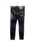 DSQUARED2 (ディースクエアード) デニムパンツ ブラック サイズ:42：27000円