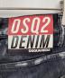 中古・古着 DSQUARED2 (ディースクエアード) デニムパンツ ブラック サイズ:42：27000円