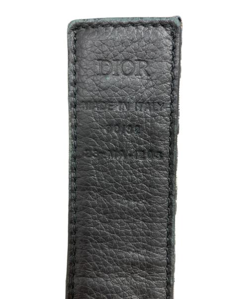 Christian Dior（クリスチャン ディオール）Christian Dior (クリスチャン ディオール) ベルト グレー×ネイビーの古着・服飾アイテム