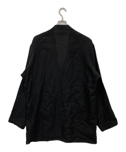 Yohji Yamamoto pour homme（ヨウジヤマモト プールオム）Yohji Yamamoto pour homme (ヨウジヤマモト プールオム) ロングシャツジャケット ブラック サイズ:1の古着・服飾アイテム