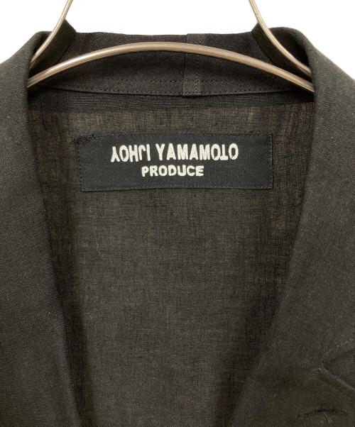 Yohji Yamamoto pour homme（ヨウジヤマモト プールオム）Yohji Yamamoto pour homme (ヨウジヤマモト プールオム) ロングシャツジャケット ブラック サイズ:1の古着・服飾アイテム