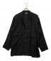 Yohji Yamamoto pour homme（ヨウジヤマモト プールオム）の古着「ロングシャツジャケット」｜ブラック
