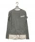sacai（サカイ）の古着「レイヤードニット」｜グレー