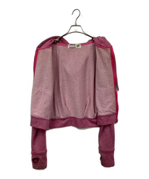 DINO WORKS（ディノワークス）DINO WORKS (ディノワークス) ジップパーカー ピンク サイズ:ONE SIZEの古着・服飾アイテム