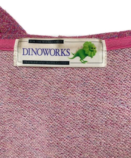 DINO WORKS（ディノワークス）DINO WORKS (ディノワークス) ジップパーカー ピンク サイズ:ONE SIZEの古着・服飾アイテム