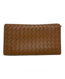 BOTTEGA VENETA（ボッテガベネタ）の古着「2つ折り財布」｜ブラウン