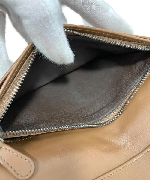 BOTTEGA VENETA（ボッテガベネタ）BOTTEGA VENETA (ボッテガベネタ) 2つ折り財布 ブラウンの古着・服飾アイテム