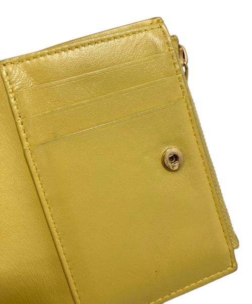 BOTTEGA VENETA（ボッテガベネタ）BOTTEGA VENETA (ボッテガベネタ) 2つ折り財布 ネイビーの古着・服飾アイテム