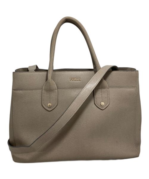 FURLA（フルラ）FURLA (フルラ) 2WAYバッグ ベージュの古着・服飾アイテム