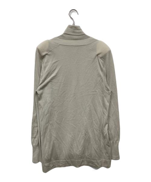 HERMES（エルメス）HERMES (エルメス) カシミヤシルクアンサンブルカーディガン グレー サイズ:LAの古着・服飾アイテム