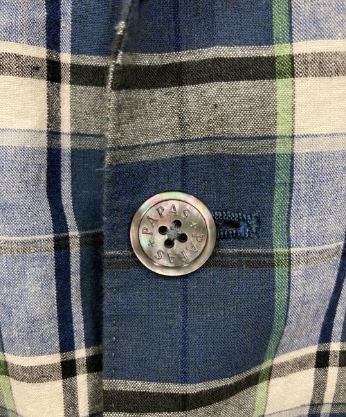 PAPAS PLUS（パパスプラス）PAPAS PLUS (パパスプラス) ジャケット ブルー サイズ:Mの古着・服飾アイテム