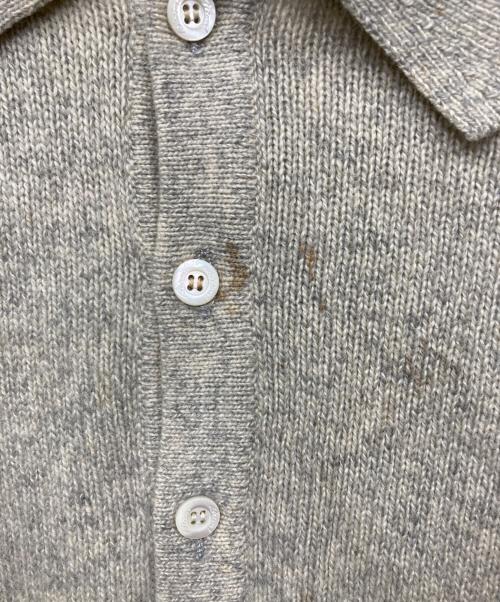 BRIONI SPORT（ブリオーニ・スポーツ）BRIONI SPORT (ブリオーニ・スポーツ) ニットポロシャツ ベージュ サイズ:表記なしの古着・服飾アイテム
