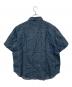 BRIONI (ブリオーニ) リネン半袖シャツ ネイビー サイズ:V：9000円