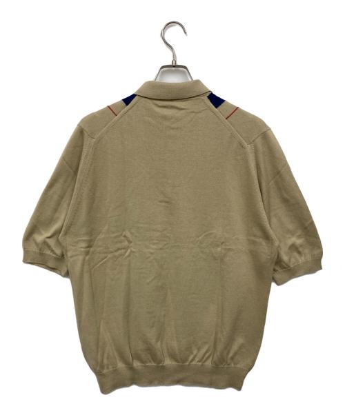 JOHN SMEDLEY（ジョンスメドレー）JOHN SMEDLEY (ジョンスメドレー) ニットポロシャツ ブラウン サイズ:MEDの古着・服飾アイテム