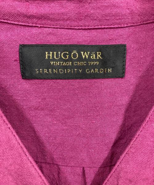 Hug O'War（ハグオーワー）Hug O'War (ハグオーワー) リネンワンピース パープル サイズ:Fの古着・服飾アイテム