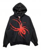 SUPREME×SPYDERシュプリーム×スパイダー）の古着「ジップパーカー」｜ブラック
