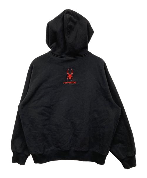 SUPREME（シュプリーム）SUPREME (シュプリーム) SPYDER (スパイダー) ジップパーカー ブラック サイズ:MEDIUMの古着・服飾アイテム