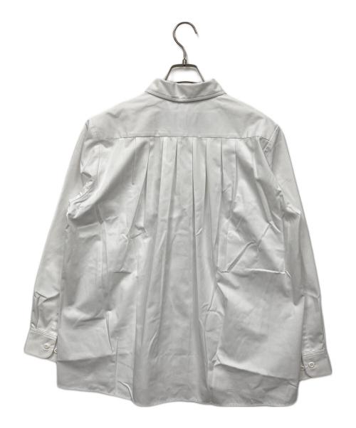 FUMITO GANRYU（フミトガンリュウ）FUMITO GANRYU (フミトガンリュウ) Dickies (ディッキーズ) プリーツ ワークシャツ ホワイト サイズ:2 未使用品の古着・服飾アイテム