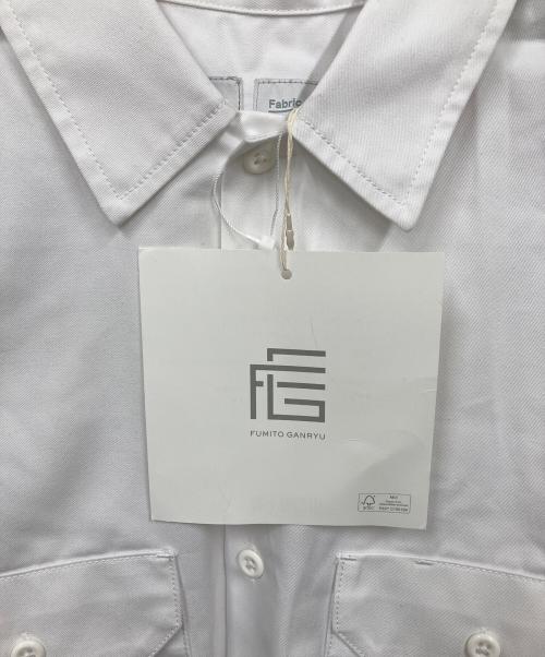 FUMITO GANRYU（フミトガンリュウ）FUMITO GANRYU (フミトガンリュウ) Dickies (ディッキーズ) プリーツ ワークシャツ ホワイト サイズ:2 未使用品の古着・服飾アイテム