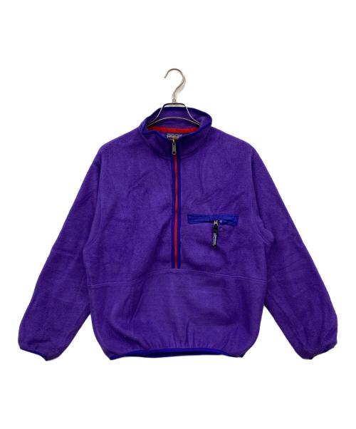 Patagonia（パタゴニア）Patagonia (パタゴニア) ハーフジップフリース パープル サイズ:Mの古着・服飾アイテム