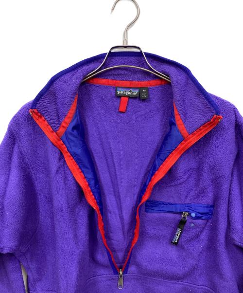 Patagonia（パタゴニア）Patagonia (パタゴニア) ハーフジップフリース パープル サイズ:Mの古着・服飾アイテム