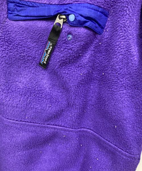 Patagonia（パタゴニア）Patagonia (パタゴニア) ハーフジップフリース パープル サイズ:Mの古着・服飾アイテム