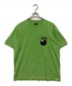 stussyステューシー）の古着「8ボールTシャツ」｜グリーン