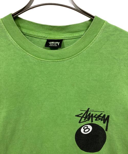 stussy（ステューシー）stussy (ステューシー) 8ボールTシャツ グリーン サイズ:Ｌの古着・服飾アイテム