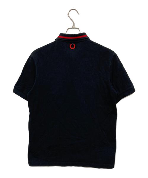 RAF SIMONS（ラフシモンズ）RAF SIMONS (ラフシモンズ) FRED PERRY (フレッドペリー) ポロシャツ ブラック サイズ:Mの古着・服飾アイテム